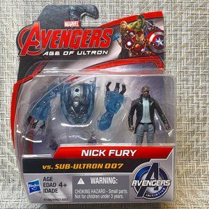 AVENGERS AGE OF ULTRON FIGURE- HASBRO- NICK FURY VS SUB ULTRON 007
